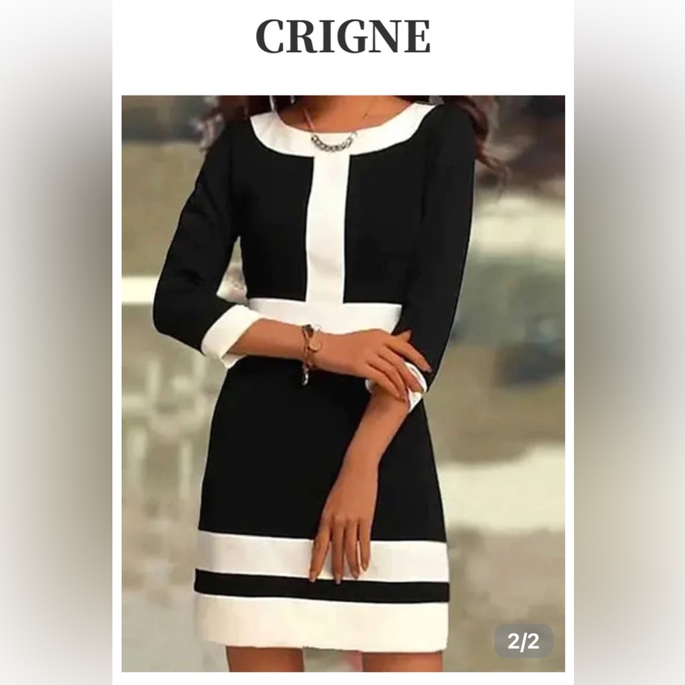Special Round Neck Mini Dress